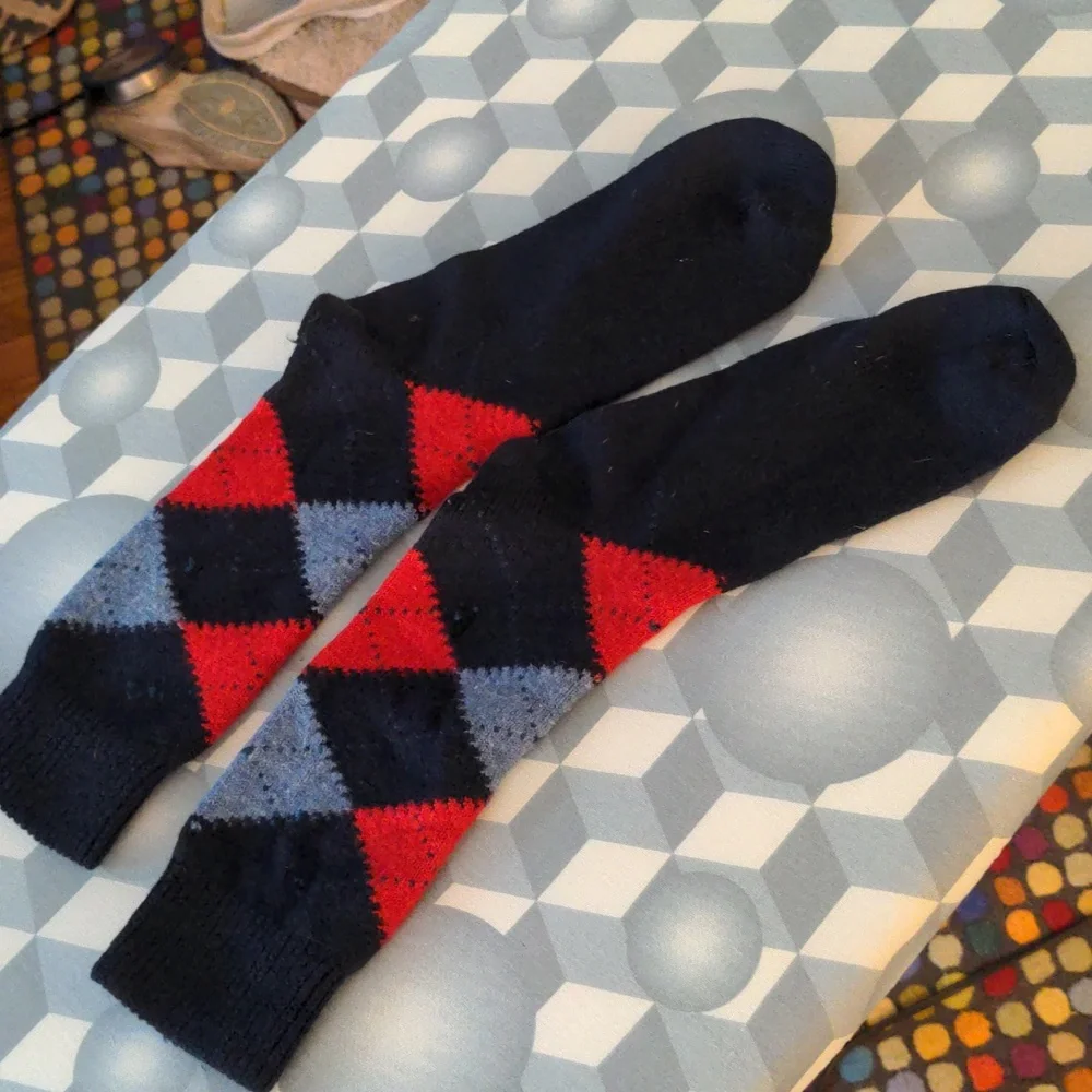 Blue men's socks
